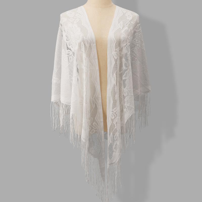 Xale de Noiva com Franjas e Bo - Tassel Fringe Trim avaliação e preço