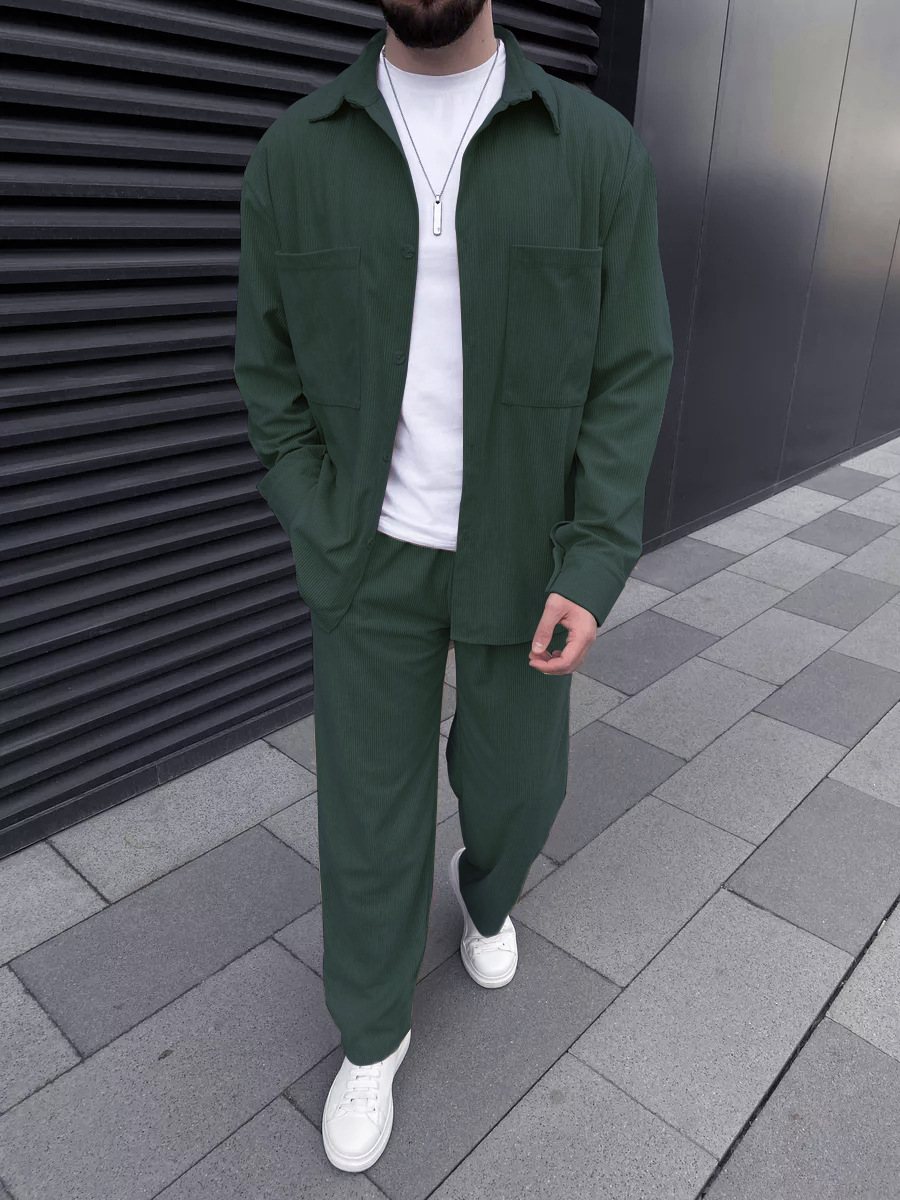 Conjunto Masculino de Corduroy - Embellish Knit avaliação e preço